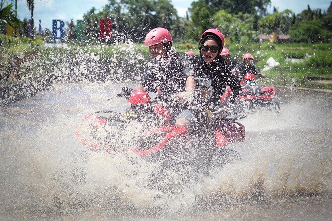 ATV Quad Bike Kuber Through Waterfall, Tunnel And Rice Field - The Route You’re Paying For: Waterfall Segments, Tunnel Time, Rice Fields, and Village Passing