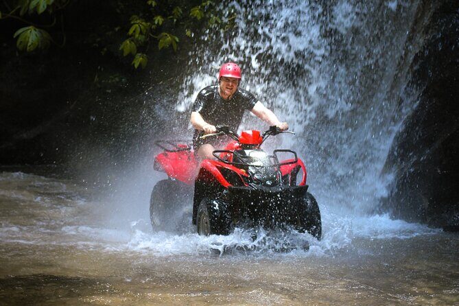 ATV Quad Bike Kuber Through Waterfall, Tunnel And Rice Field - Pickup, Timing, and the 1.5-Hour Reality Check