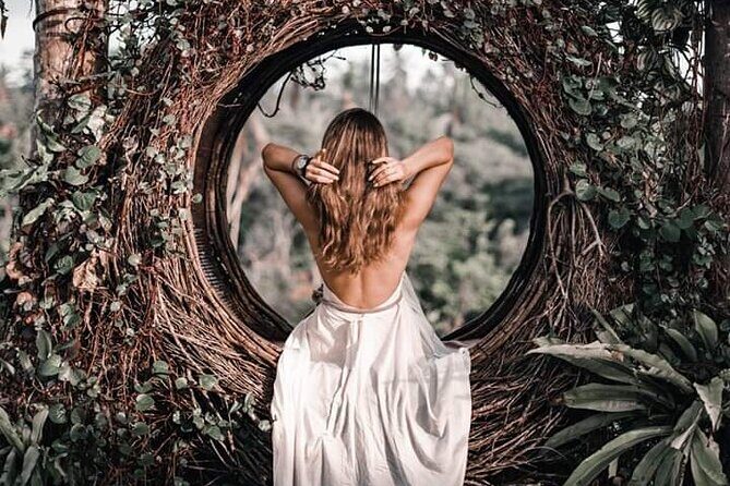 Bali best instagrammable sport tour - Stop 3: Tibumana Waterfall in a Tropical Forest Setting