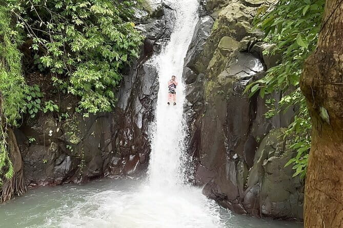 Bali Blue Lagoon Snorkeling with Waterfalls Tour - all included - Indonesian lunch and mineral water: fuel before the next scenery shift
