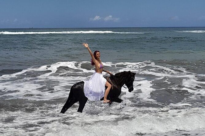 Bali Horse Riding Trot & Canter Saba Beach with Local Temple - Quick hits before you book