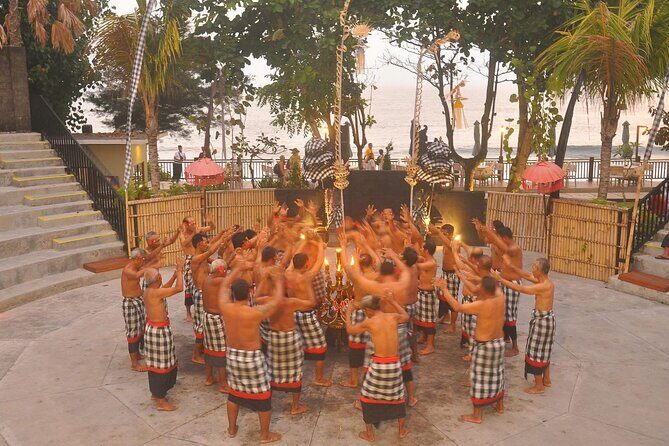Bali Kecak Fire Dance Show at Tanah Lot, Tabanan with Transport - The Ramayana story, told by a chanting circle
