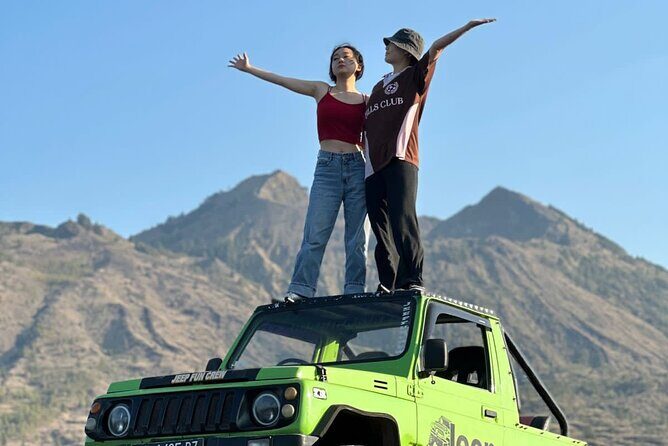 Bali Mount Batur Jeep Sunrise and Black Lava Jeep Tour - Breakfast, Coffee Break, and the Hot Spring Reset