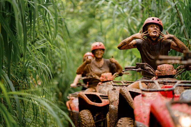 Bali Quad Bike Adventure - Monkey Forest and Tegenungan Waterfall - The Quad Bike Adventure: Speed, Control, and Getting Muddy
