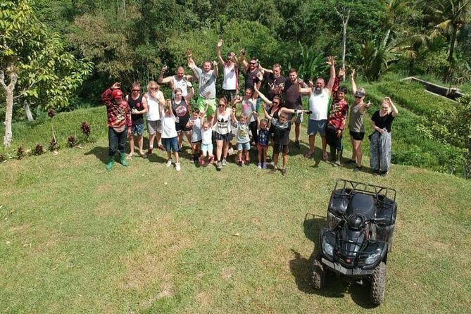Bali Quad bike ATV passing through Waterfall, Cave & Rice fields - From Hotel Pickup to ATV Practice in Ubud