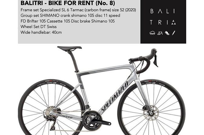 Bali road bike hire / rent - Who should rent from Balitri (and who might want a different setup)