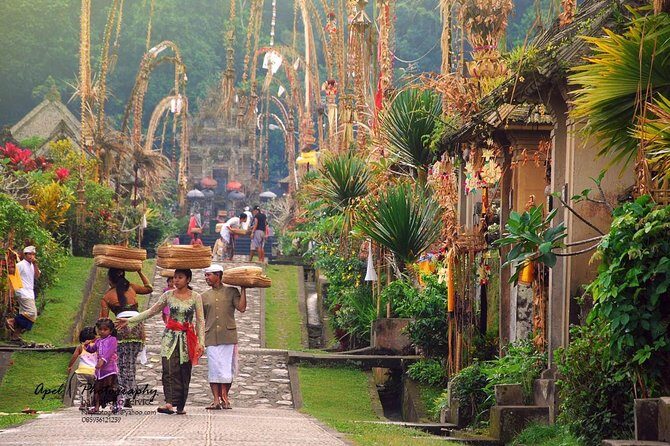 Bali Tour: Cepung Waterfall, Penglipuran Village, & Mt Batur View - Tukad Cepung Waterfall: canyon-walk energy and a swim option