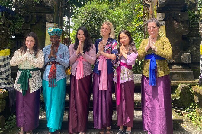 Bali: Water Purification at Pura Mengening - Dress the part: sarong, kebaya, offerings, and locker time