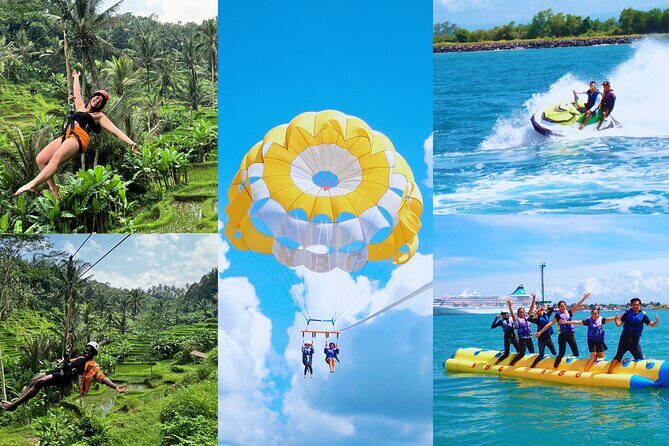 Bali: Zipline + Watersport Trio (Jetski, Parasailing, BananaBoat) - Key highlights to know before you go