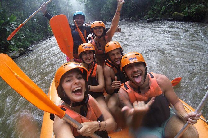 Best Bali Ayung River Rafting with Lunch - Ayung River route: waterfalls, green scenery, and the short nature walk