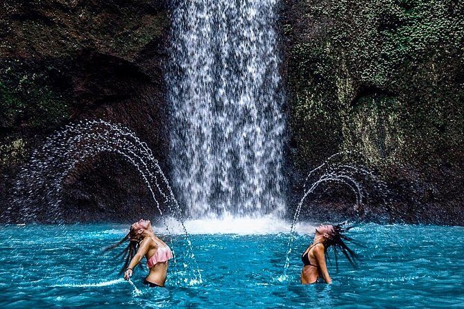 Best Of Ubud : One Day Hidden Waterfall Tour with Tempel - Sacred Monkey Forest Sanctuary: long-tail macaques, dragon bridge, and temple corners