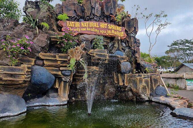 Full Day Kintamani Volcano View and Batur Natural Hot Spring - Kintamani highland viewpoint: seeing Mount Batur and Lake Batur from the right angle