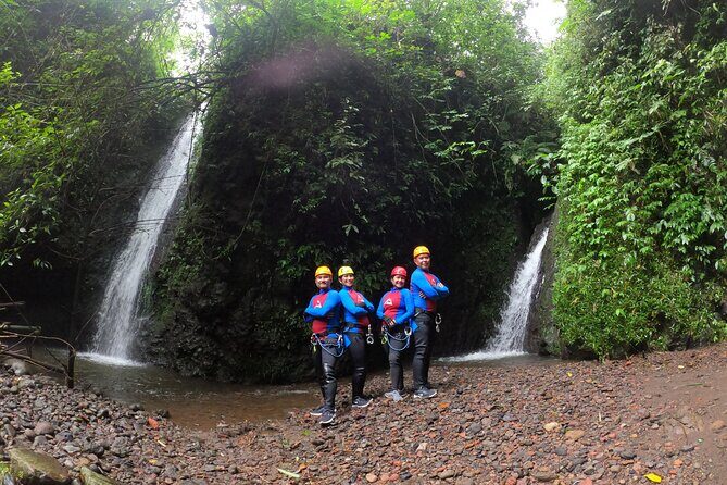Fun Canyoning in Gitgit Canyon - The day starts at 6:00 am: pickup, breakfast, and a quick skills warm-up