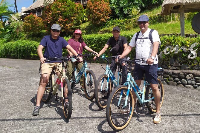Jatiluwih E-bikes Tour Cycling Group - Stop 1: Jatiluwih Green Land and the Irrigation System Story