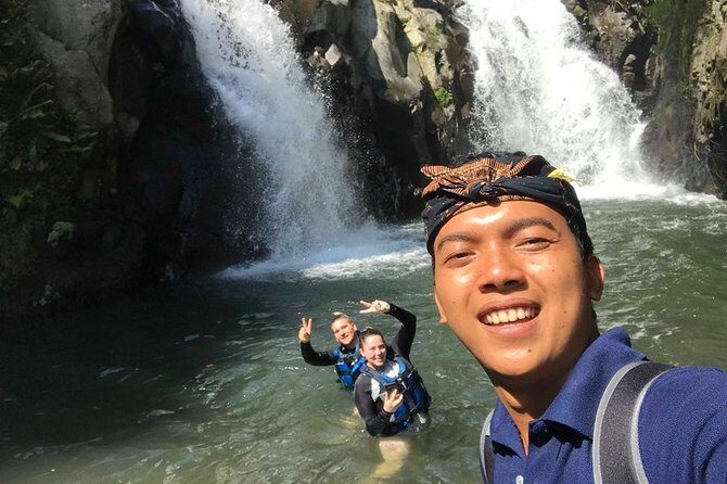 Jumping Sliding at Aling- aling Waterfall - Wanagiri Hidden Hill - Handara Gate - Safety and weather: the reality of waterfall days