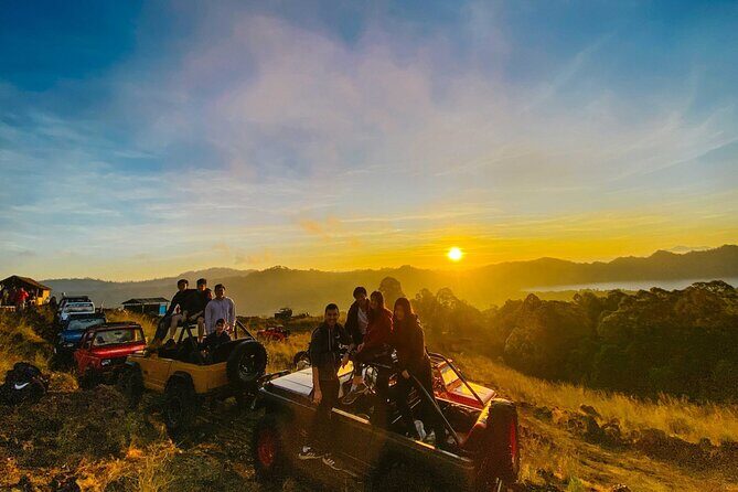 Kintamani Black Lava Sunrise Jeep Adventure with Temple in Bali - Jeep Sunrise Over Kintamani’s Batur Black Lava
