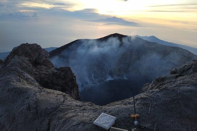 Mount Agung Sunrise Hiking - The climb up: stairs, cold air, and careful footing