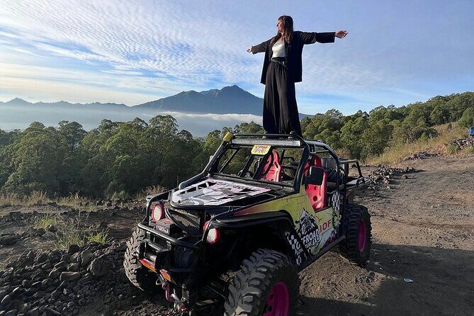 Mount Batur Jeep Sunrise with Breakfast - The 4WD ride: lava sand, lava rock, and real off-road driving