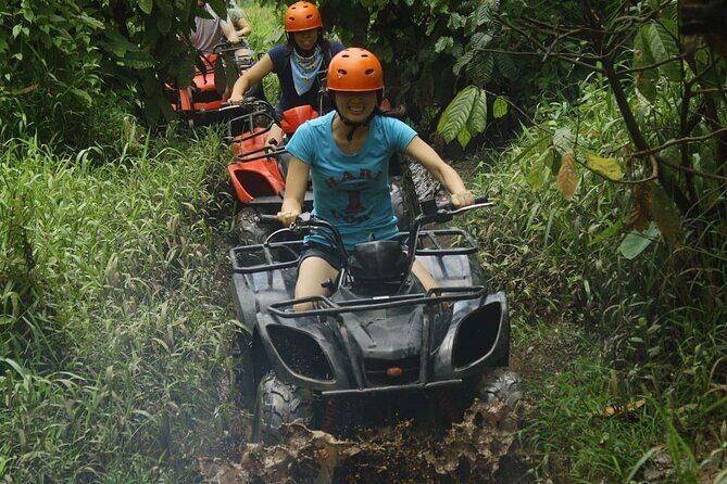 Private Quad Bike ATV with 2-hour Bali Massage and Spa - ATV solo driving: rivers, caves, rice fields, and what to expect