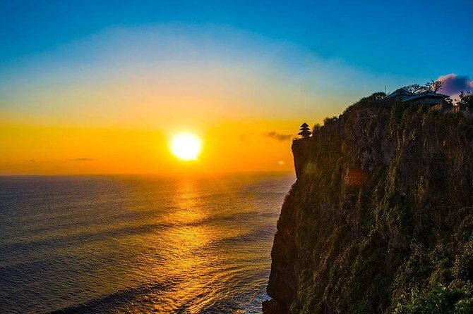 Private Tour Rafting Uluwatu Kecak Dance Sunset and Dinner in Jimbaran Bay - Uluwatu Temple cliffs at golden hour: where the Kecak show really clicks