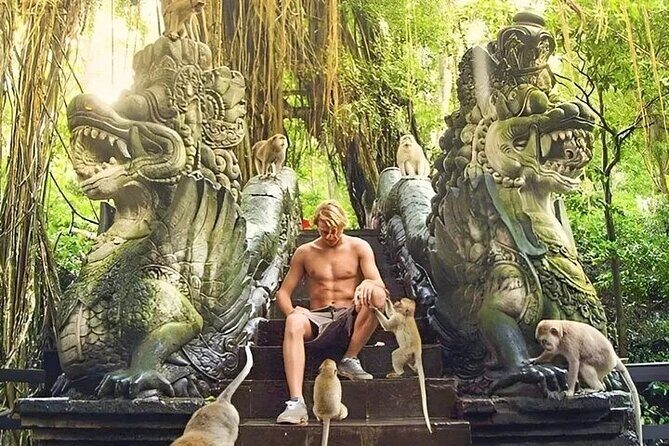 The Popular Of Ubud Private Day Tour - Stop 4: Tegenungan Waterfall in a jungle setting that steals your breath