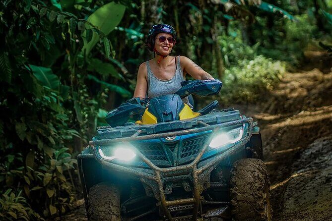 Ubud ATV Alasan Adventure Waterfall Gorilla Cave & Cretya Pool - The ATV portion: rugged trails, rice paddies, and guided safety