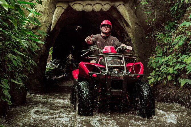 Ubud ATV Quad Bike with Infinity Pool Access All Inclusive - Getting to the base camp in Ubud: pickup, welcome drink, and gear