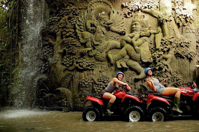 Ubud Bali ATV Quad Bike Legong Temple cave with Lunch and Pool - ATV and Cave Stops: Rice Paddies, Mud, Tunnels, and Then Legong Temple Cave