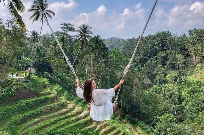 Ubud Jungle Swing - Monkey Forest - Water Temple - Waterfall - Pickup across Bali: convenient, but check your start point