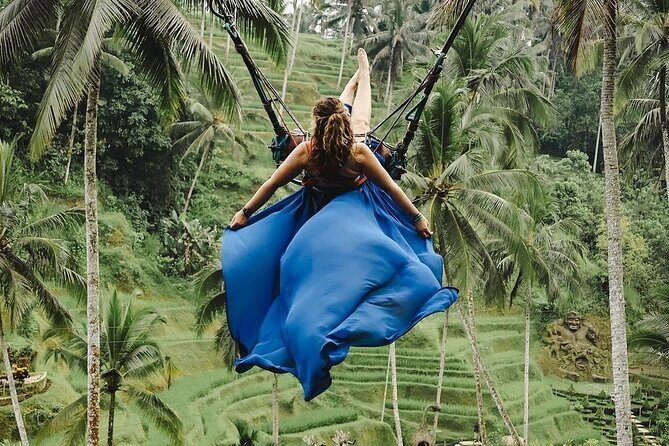 Ubud Monkey Forest, Scenic Rice Terrace with Swing and Waterfall - A 10-hour Ubud route that strings together Bali’s biggest hits