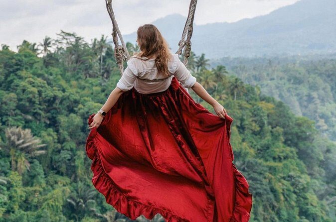 Ubud Monkey Forest, Scenic Rice Terrace with Swing and Waterfall - Kanto Lampo Waterfall: easy access and strong scenery payoff